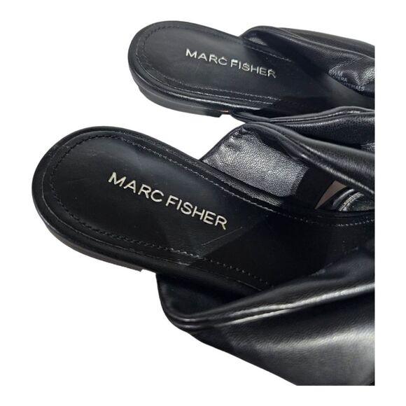 MARC FISHER "Satera" Black Mules - Size 6 1/2 - Picture 5 of 7